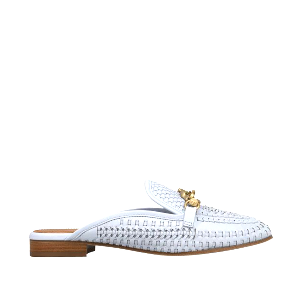 Γαλάζια flat mules Jessa, Tory Burch